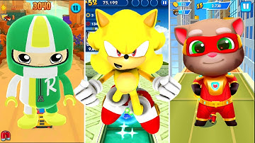 Tag with Ryan vs Sonic Dash vs Talking Tom Hero Dash game for Android IOS