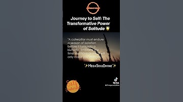 Can Solitude Unlock Your True Potential?  #spiritualawakening