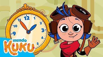 Vamos a Aprender las Horas! Horas del Reloj para Niños - Mundo Kuku