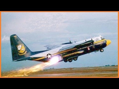 FAT ALBERT C-130  Rocket-assisted take off -  You'll NEVER see this again!