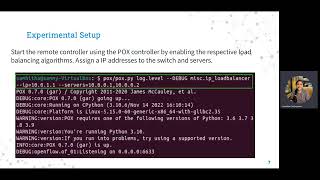 GR 343 - An Experimental Study: Performance of Load Balancing Algorithms in SDN-Enabled CCN