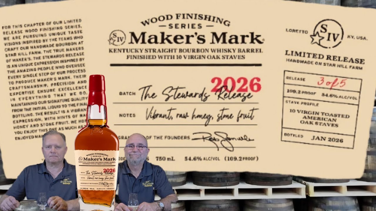 MAKER'S MARK 2026 THE STEWARDS RELEASE Wood Finishing Series Review ...