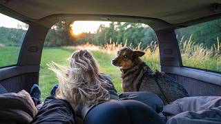 1 Nacht mit Freundin und Hund im alten Volvo