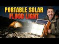 Portable Solar Flood Light 🔆 | Must-Have Desk Gadget! 