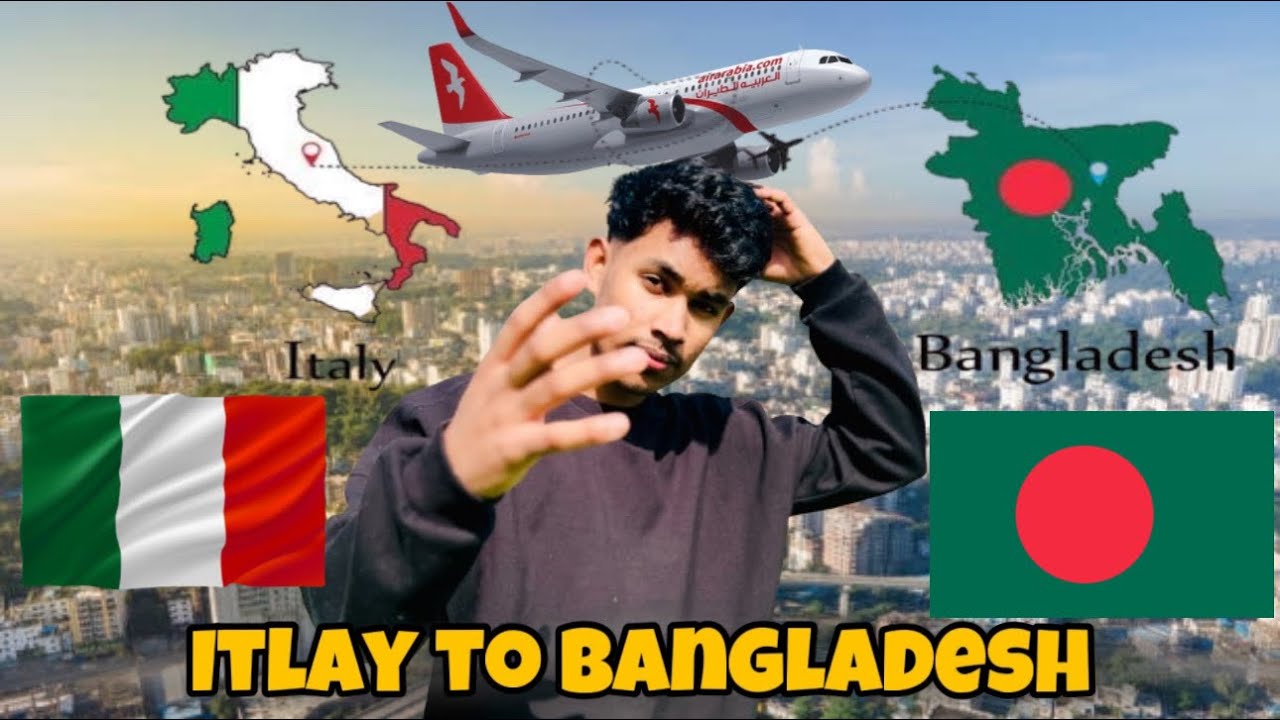 Италия в Бангладеш 🇮🇹🇧🇩Мечты вернутся домой, я снова буду читать 14 месяцев в своей родной стране