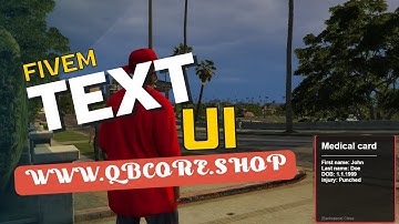 Fivem Nopixel 4.0 Text Ui Script | QBcore Script | Standalone Scripts