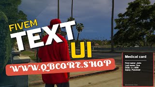 Fivem Nopixel 4.0 Text Ui Script | QBcore Script | Standalone Scripts Net Worth