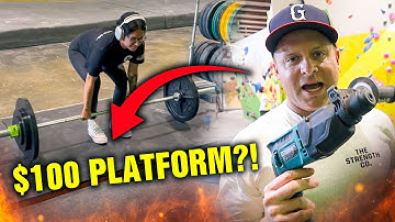 How To Build A Deadlift Platform (for only $100)