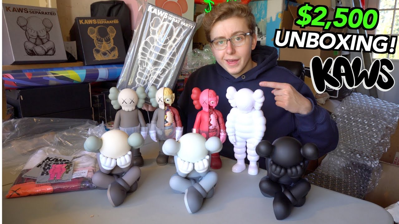 $2.500 KAWS Pickups and Unboxing From The Brooklyn Museum!
