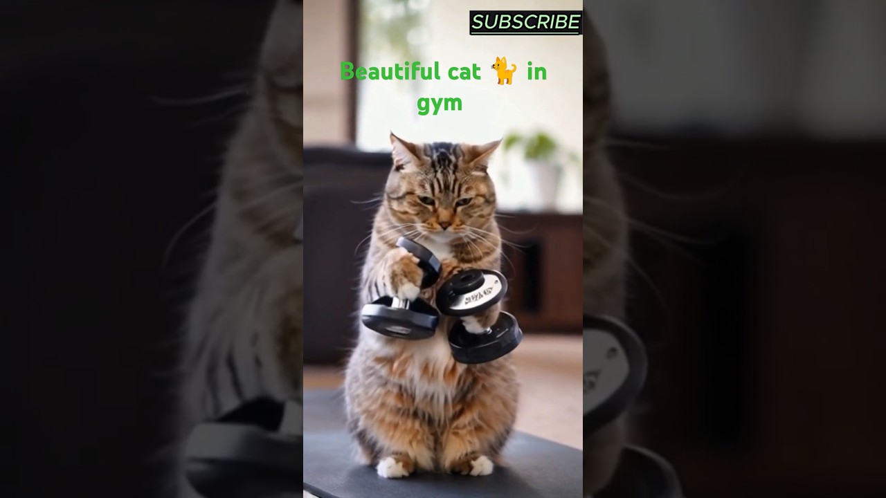Gym Cat GOES HARD! 🔥 Epic Workout Motivation You Need to See!