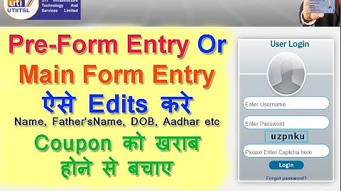 PSA Pre Form Entry Edit Kaise Kare 2022 || Main Form Entry Edit Kaise Kare || Name, Father Name, DOB