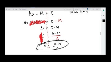Isolating variables (1)