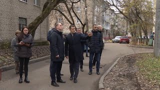 Глава Реутова провел регулярный обход дворов 15.11.2023