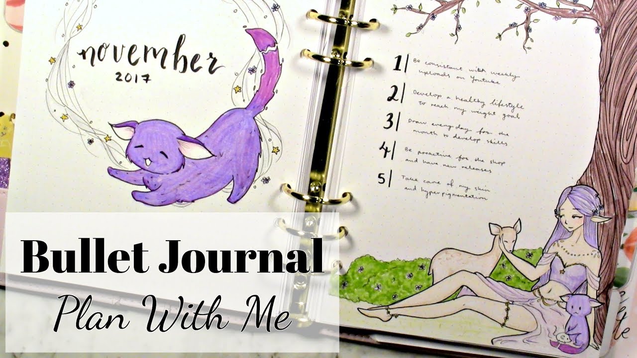 Bullet Journal Plan With Me - November 2017