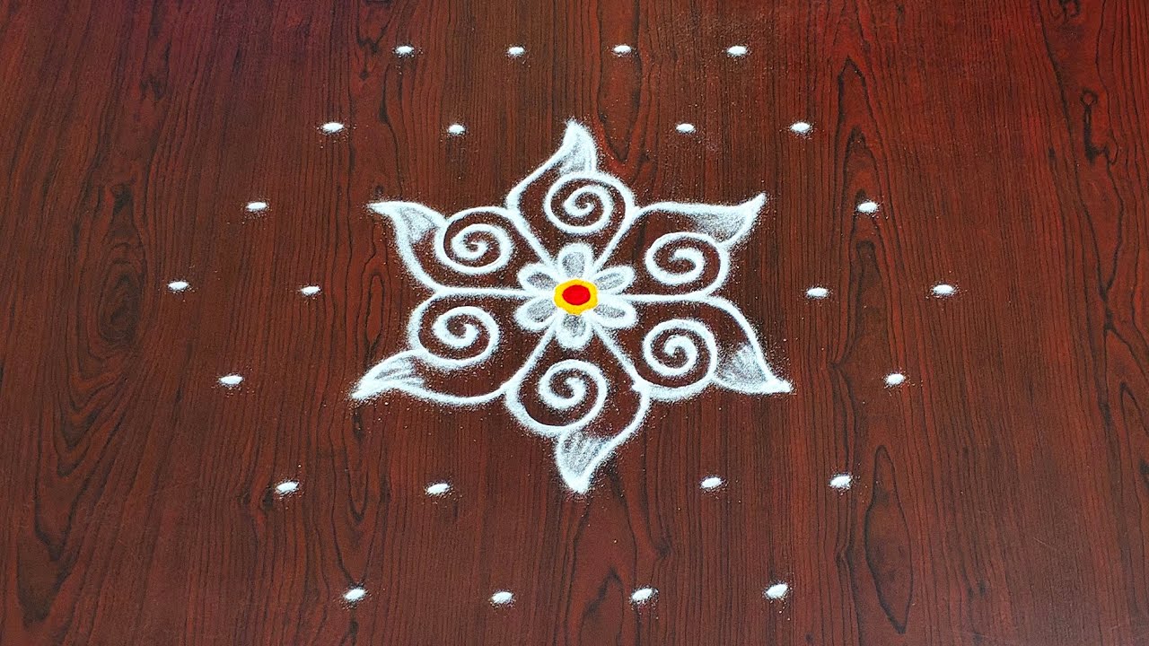 7×4dots navaratri special rangoli designs🌷|dussehra muggulu|easy pandaga muggulu|