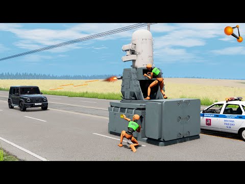 видео: ОГОНЬ НА ПОРАЖЕНИЕ! ЗЕНИТНЫЙ КОМПЛЕКС ПРОТИВ НАРУШИТЕЛЕЙ | BeamNG.drive