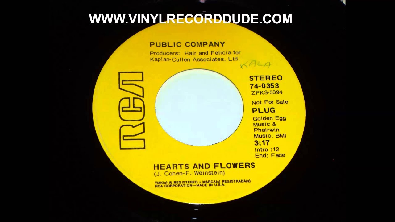 PUBLIC COMPANY Hearts and Flowers YouTube