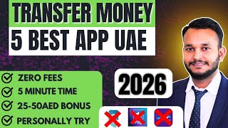 Top 5 Best International Money Transfer App In UAE 2026 | Zero Fees | Extra Bonus  screenshot 3