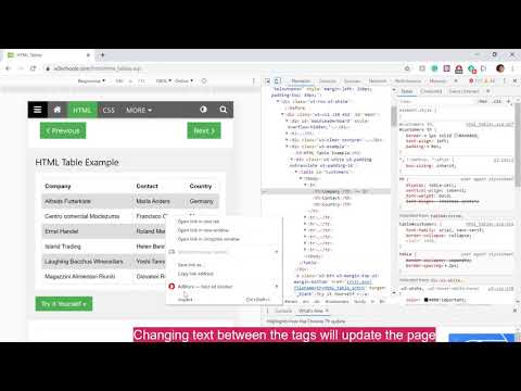 Chrome: Editing websites information real time