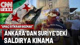 SON DAKİKA🚨Dışişleri'nden Suriye'deki Saldırıya Sert Tepki: “Amaç İstikrarı Sekteye Uğratmak”