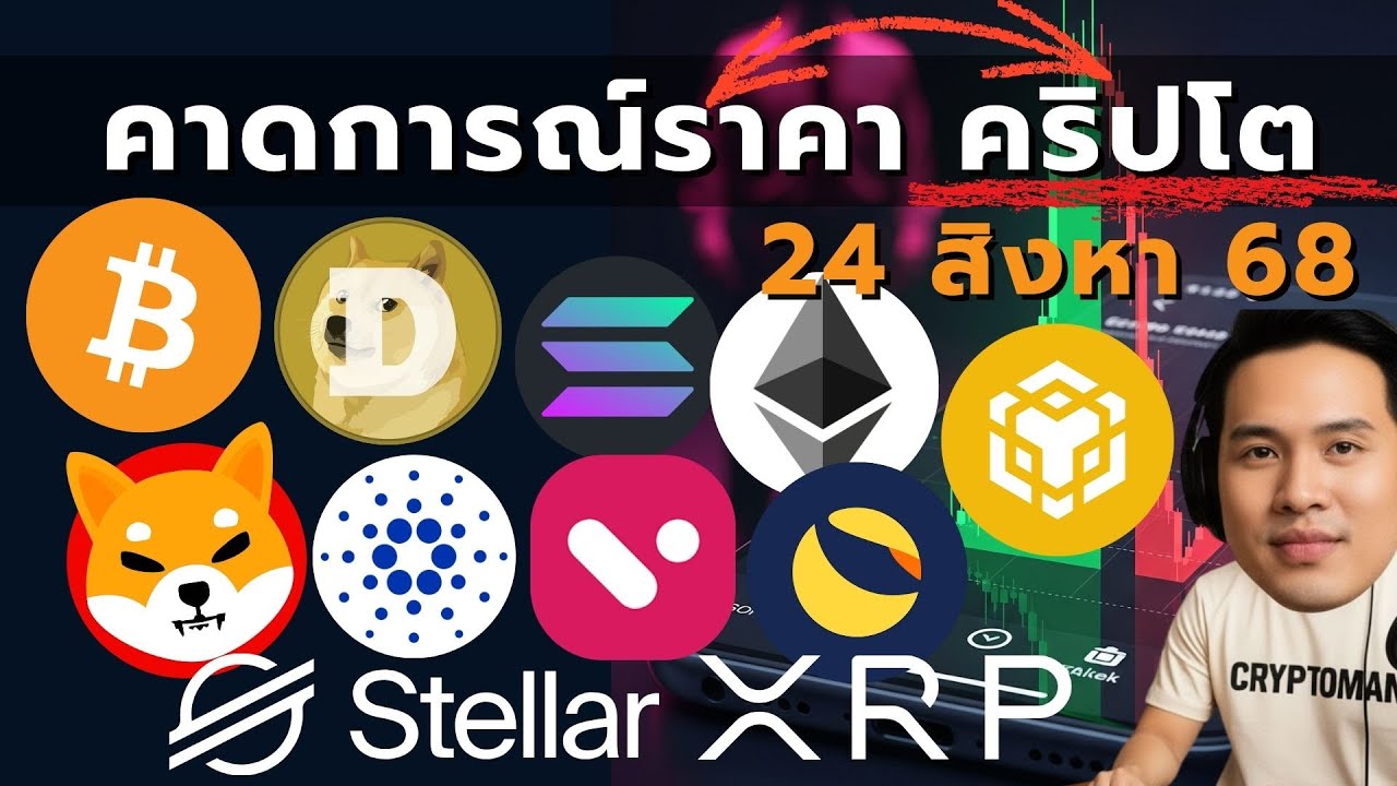 คาดการณ์ราคาระยะสั้น BTC, ETH, SOL, XRP, DOGE, LUNC, SHIBA, ADA,VELO,  | แนวรับ-แนวต้านสำคัญ