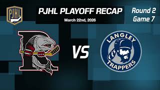 PJHL Playoff Recap: Richmond vs Langley - Game 7
