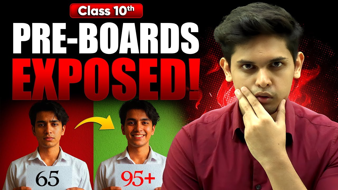 Preboard Exams Master Plan to Score 95%🔥| Class 10th | Prashant Kirad ...