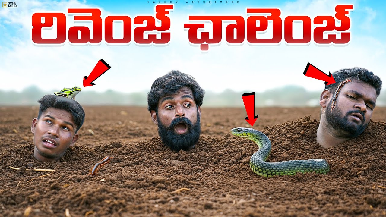 Buried Alive Underground Revenge Challenge 😲  భూమిలో ఉండే ఛాలెంజ్...😲 Will We Survive ?