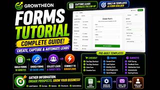 Build Forms, Surveys & Checkout Pages in Growtheon