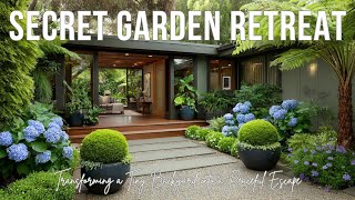 Secret Garden Retreat: Transforming a Tiny Backyard into a Peaceful Escape
