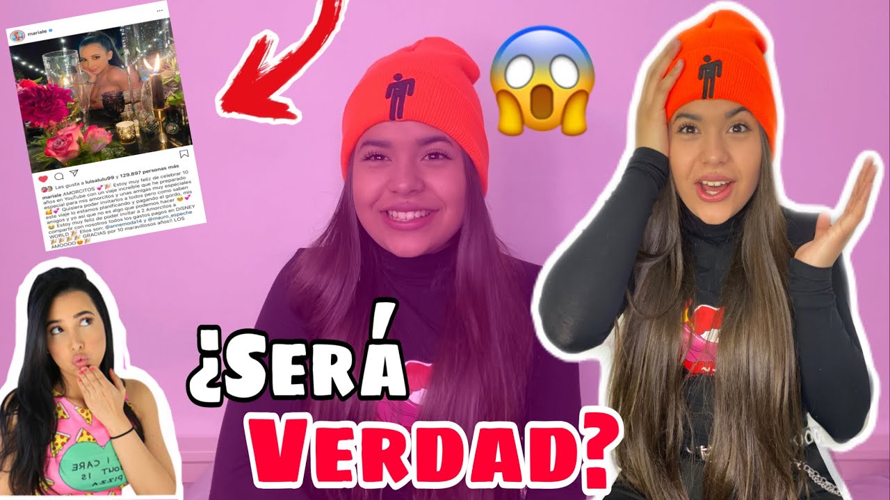 GANÉ EL SORTEO DE MARIALE 😱 - YouTube