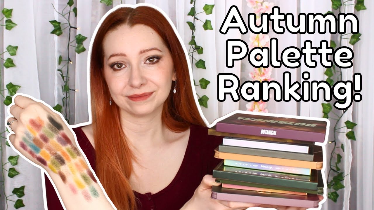 Ranking My Autumn Eyeshadow Palettes! | 2025