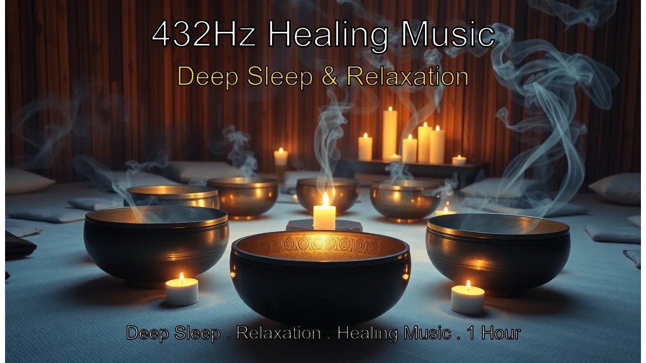432Hz Sound Bath & Healing | Crystal Singing Bowls | Deep Meditation ...