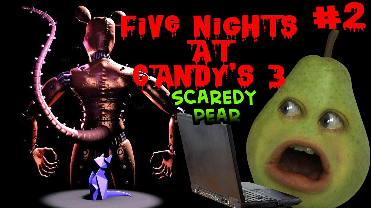 Watch Clip: Annoying Orange Let's Play - Five Nights at Candy's 3 Demo  (Scary FNAF Gaming) [OV]