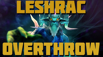 DOTA 2 OVERTHROW CUSTOM GAME /LESHRAC GAMEPLAY