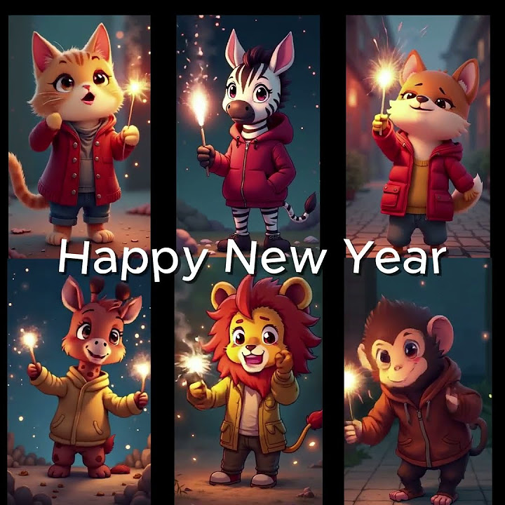 Celebrate with Adorable New Year Animals! | Made with ComfyUI LTX STG ...