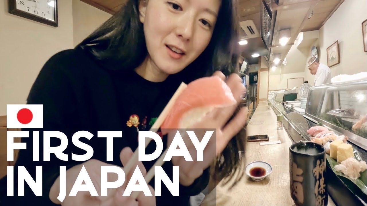 my first time in JAPAN 🇯🇵 // i cried over sushi in Tokyo - YouTube
