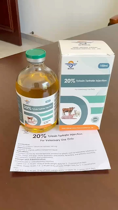 20% Tylosin Tartrate Injection #AnimalMedicine #PetHealth #Tylosin #animalcare #livestock