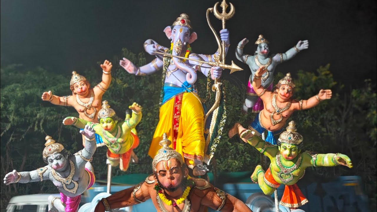 CHAUDHARY ARTS GANESH TRANSPORTING VIDEO 2025 | UNIQUE IDOLS FROM CHUDHARY ARTS | HYDERABAD GANESH 