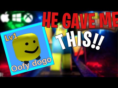 MY FRIEND GAVE ME THE OOF DOGO!!!!! IN MINING SIMULATOR ROBLOX ⛏ - YouTube