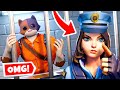 MEOWSCLES is SKYE'S PRISONER?! (Fortnite Cops & Robbers)