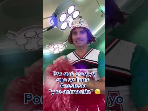 Explicación de por qué se llama anestesia "y reanimación" #anestesia #humor #sanidadinterior
