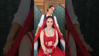 Modern Bridal look in Red ❤️ Parul Garg