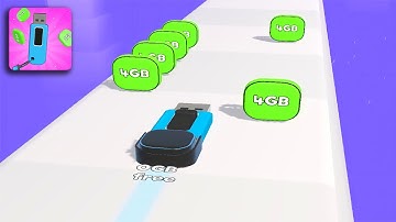 USB Run 💿💾🔌 MAX Level Game All Levels Gameplay Android,ios Trailer - Best Hyper Casual Games 2021