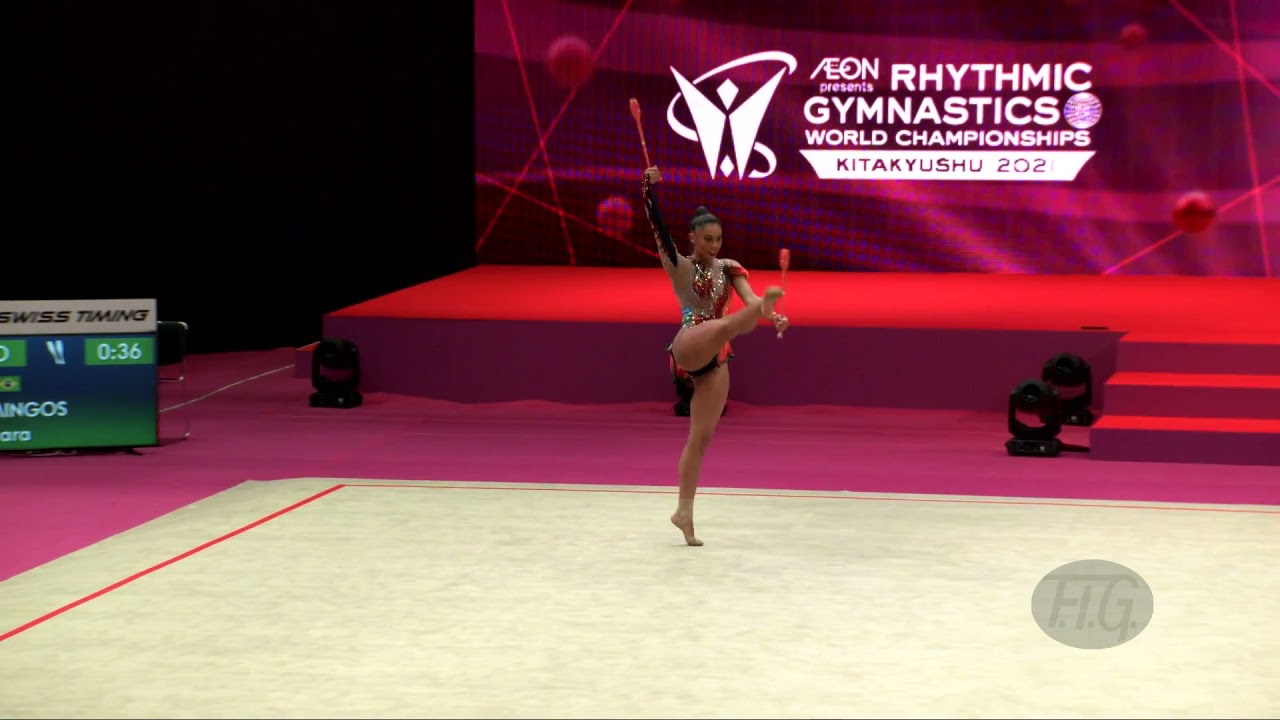 DOMINGOS Barbara (BRA) - 2021 Rhythmic Worlds, Kitakyushu (JPN) - Qualifications Clubs