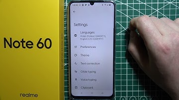 Realme Note 60: How to Turn On/Off Keyboard Sounds