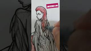 INKTOBER Day 4 🦜 #art #drawing #inktober2024