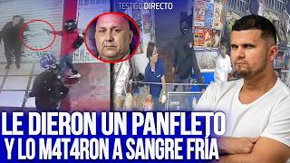 "¡LOS SATANAS LO AS3SIN4R0N A SANGRE FRÍA!" Ejecutarøn a un vigilante por extorsión y lo grabaron