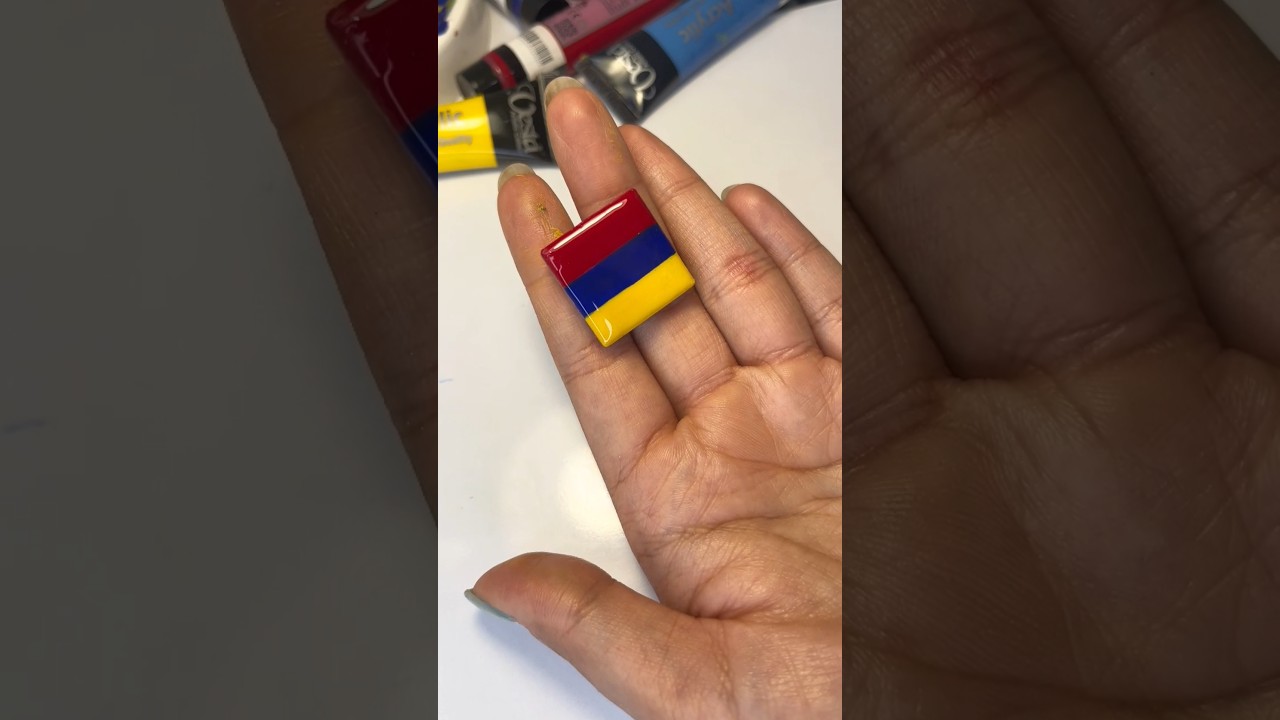 Painting Armenia Flag 🇦🇲 