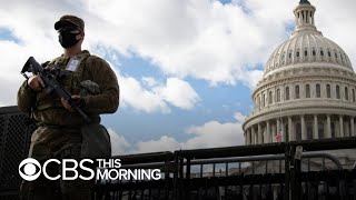 National Guard troops securing Washington ahead of Biden's inauguration